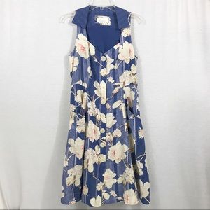 Anthropologie Faux Burton Down Collared Dress | 10